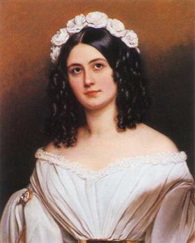 Joseph Karl Stieler : Portrait of Rosalie Julie Freifrau